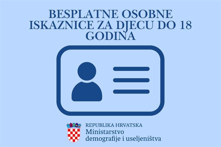 Slika /Ministarstvo demografije i useljeništva/Besplatne osobne iskaznice za djecu do 18 godina.jpg